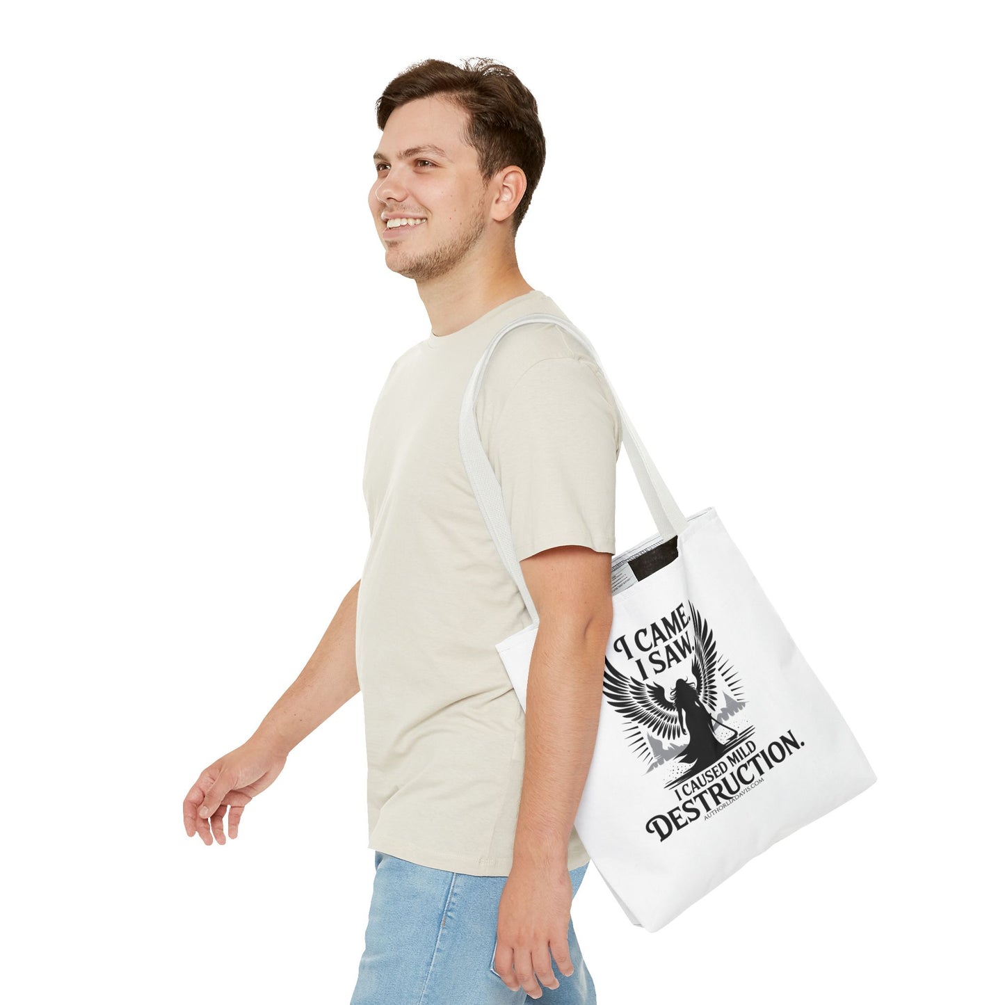 "I came. I saw. I caused mild destruction" Tote Bag