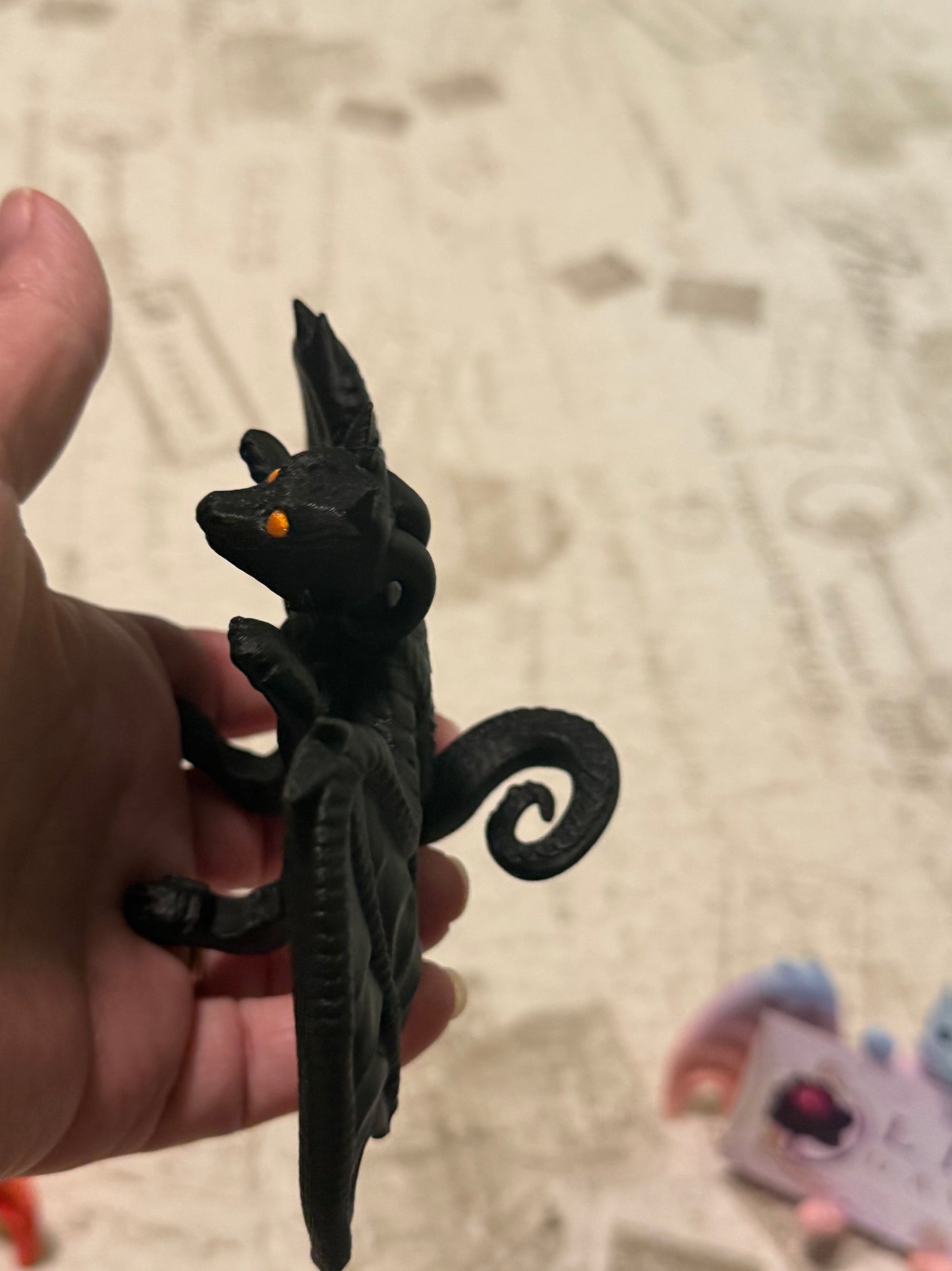 3D Printed Dragon Business Card Holder Stand