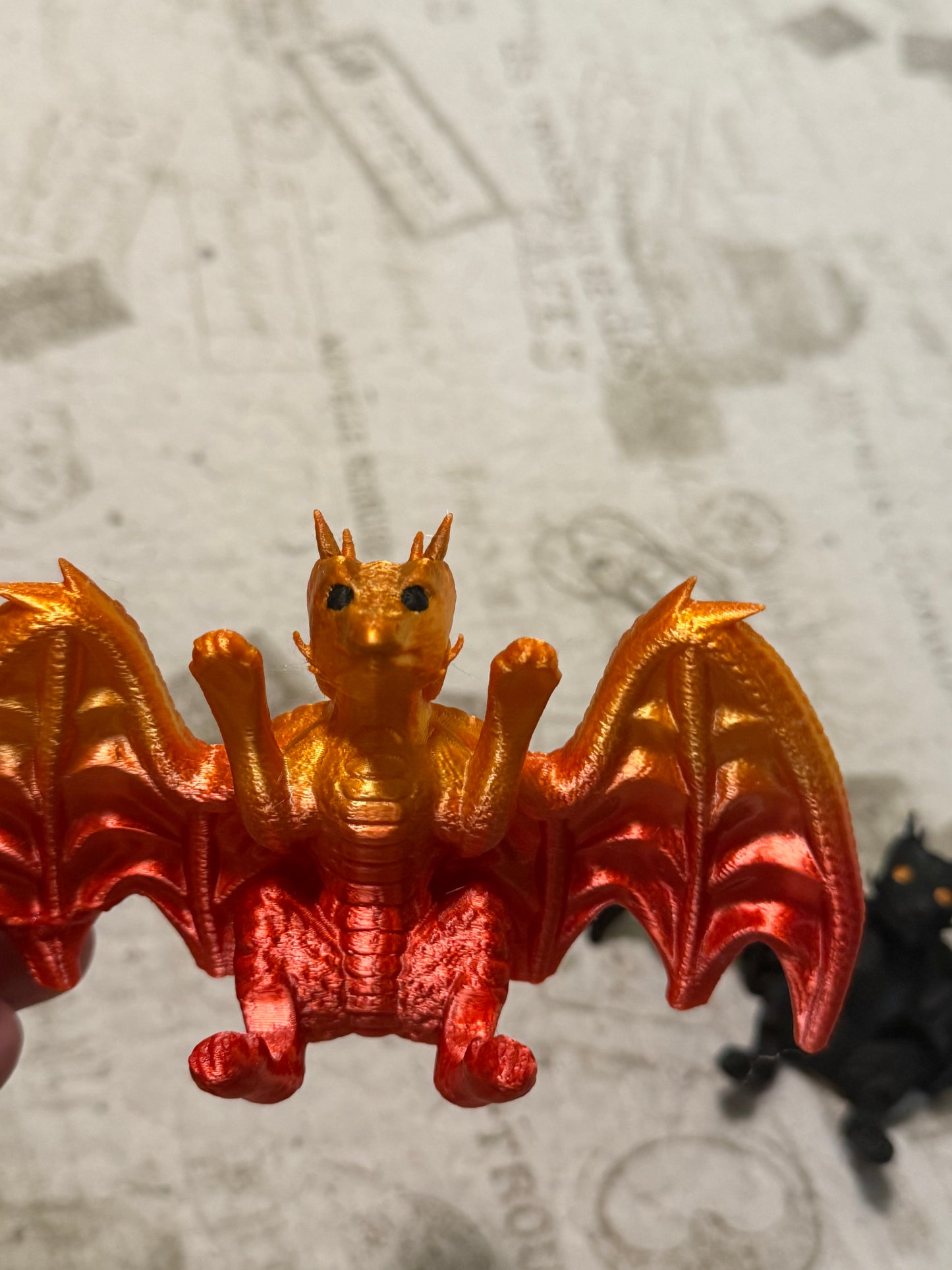 3D Printed Dragon Business Card Holder Stand